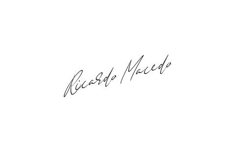 Ricardo Macedo name signature